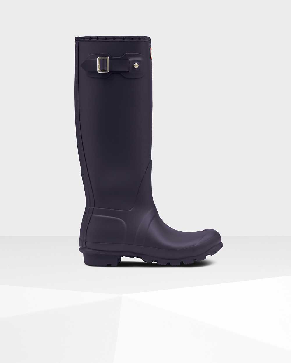 Hunter Women's Original Tall Wellington Boots Purple,MWJB09573